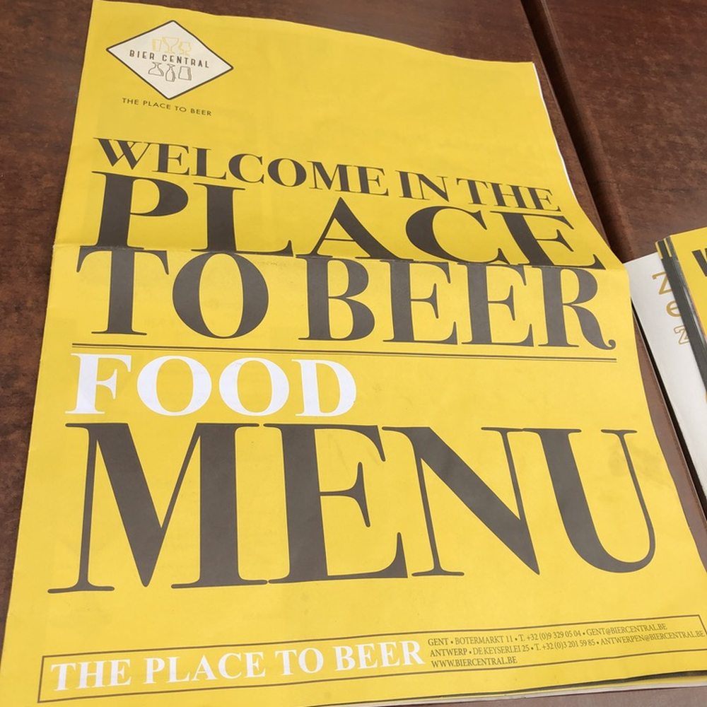 Bier Central - Beer menu! - Beer Bar Near Me - Gent, VOV