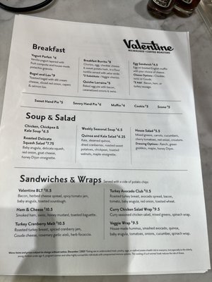Menu photo 4 Valentine Coffee Roasters Milwaukee, WI Menu photo 4 Valentine Coffee Roasters Milwaukee, WI