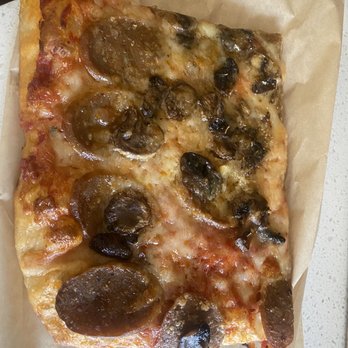 Bakery Nouveau - Sausage and mushroom pizza - Bakeries Near Me - Seattle, Washington Bakery Nouveau - Sausage and mushroom pizza - Bakeries Near Me - Seattle, Washington