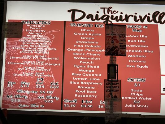 Menu photo 2 The Daiquiriville Duncanville, TX Menu photo 2 The Daiquiriville Duncanville, TX