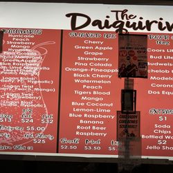 The Daiquiriville - Menu