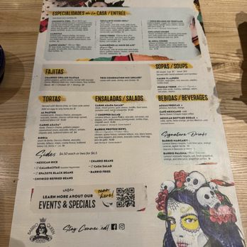 Barrio Queen - Menu - Mexican Near Me - Avondale, Arizona