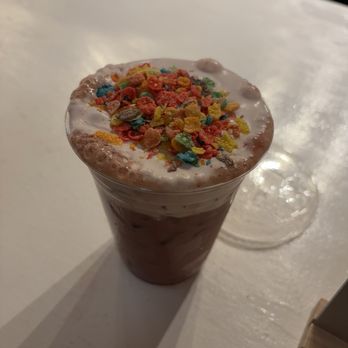 Wildroots Coffee - Fruity pebbles latte - Coffee & Tea Near Me - Charlotte, North Carolina Wildroots Coffee - Fruity pebbles latte - Coffee & Tea Near Me - Charlotte, North Carolina