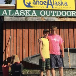 CanoeAlaska - Josh Davis and his son Nairn.