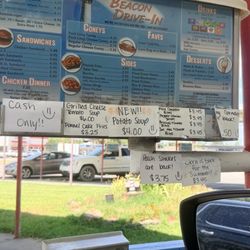 Menu currently August 2026