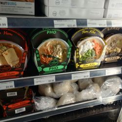 Produce Depot - Frozen Asian foods from La Presserie. Cool shrink wrap presentation.