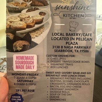 Sunshine Kitchen Bakery - Amazing bakery - Bakeries Near Me - Seabrook, Texas Sunshine Kitchen Bakery - Amazing bakery - Bakeries Near Me - Seabrook, Texas
