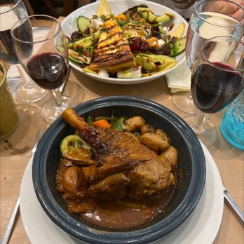 La Jacobine - Lamb shank and vegetarian quiche salad - Tea Rooms Near Me - Paris, 75