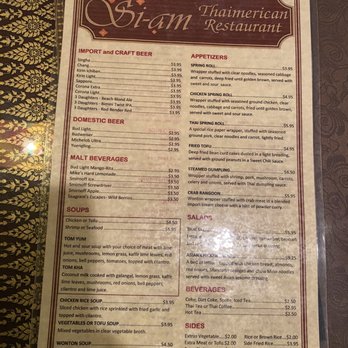 Si-Am Thai - Menu - Thai Near Me - Tampa, Florida Si-Am Thai - Menu - Thai Near Me - Tampa, Florida