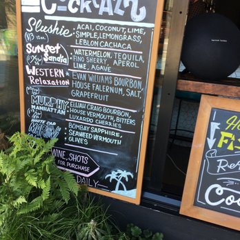 White Cap - Outside menu - Cocktail Bars Near Me - San Francisco, California