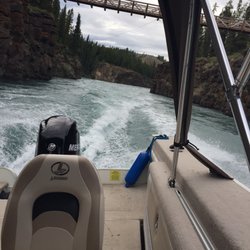 Captain Ken's Adventures - Zipping through the bridge at Miles Canyon