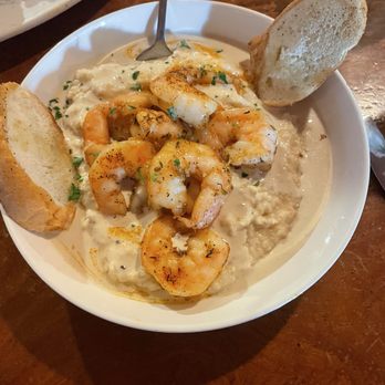 Yahola Creek - Gouda Shrimp and Grits. This was delicious!!!! The shrimp were cooked perfectly and the grits were so creamy! - Seafood Near Me - Flovilla, Georgia Yahola Creek - Gouda Shrimp and Grits. This was delicious!!!! The shrimp were cooked perfectly and the grits were so creamy! - Seafood Near Me - Flovilla, Georgia