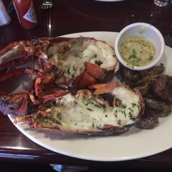 Off The Hook Raw Bar & Grill - 2 pound lobster.... Delish!!!! - Seafood Near Me - Astoria, New York