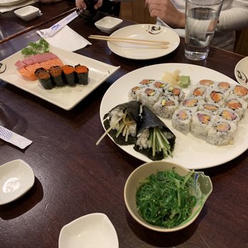 Yamato Restaurant - Our first round of food! - Japanese Near Me - Brighton, Massachusetts Yamato Restaurant - Our first round of food! - Japanese Near Me - Brighton, Massachusetts