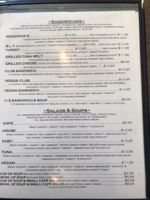 Menu photo 8 The Woodrose Cafe Garberville, CA