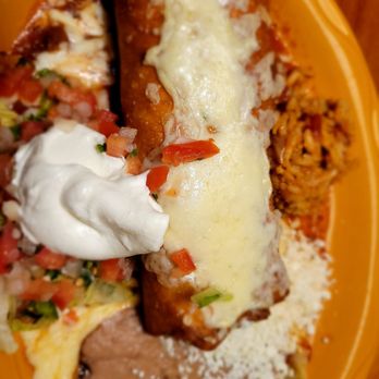 Red Mesa Grill - Chicken chimichanga. Big portion, tasted great. - Mexican Near Me - Traverse City, Michigan