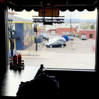 Joe Willy’s - Upstairs window heat for people watching - Burgers Near Me - Denver, Colorado