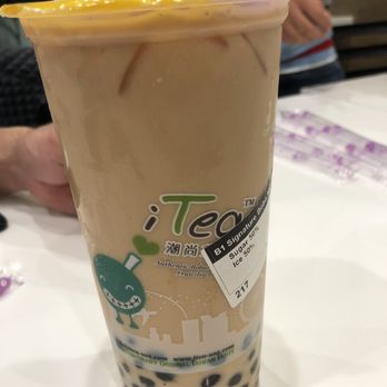 i-Tea - Average. Drink name is on that sticker. - Bubble Tea Near Me - San Jose, California i-Tea - Average. Drink name is on that sticker. - Bubble Tea Near Me - San Jose, California