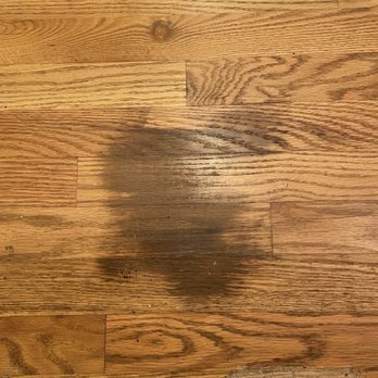 Super Hardwood Floor - Before refinishing- damaged hardwood floor - Flooring Near Me - Seattle, Washington