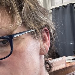 Dark Age Tattoo Studio - Upper ear piercing