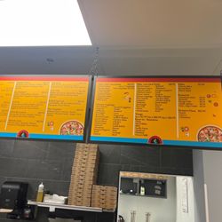 Fired up Pizzeria - Menu