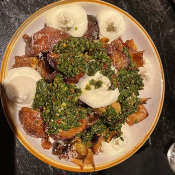 Rough Rider - Potatoes and pesto from the appetizer menu. - New American Near Me - Phoenix, Arizona Rough Rider - Potatoes and pesto from the appetizer menu. - New American Near Me - Phoenix, Arizona
