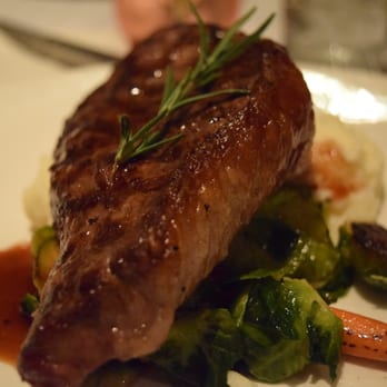 Brigantine - Grilled 12-oz New York Strip Steak (served with mashed potatoes and vegetables) - Seafood Near Me - Del Mar, California Brigantine - Grilled 12-oz New York Strip Steak (served with mashed potatoes and vegetables) - Seafood Near Me - Del Mar, California