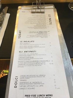 Menu photo 7 A Pasta Bar New York, NY