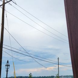 The view from our outdoor table
