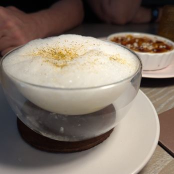 Avize Modern Alpine - White Pepper Ice Cream. $11. Fig leaf oil, oolong milk tea. - Desserts Near Me - Atlanta, Georgia