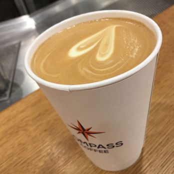 Compass Coffee - Turmeric Honey Latte (Large)... spot on delicious! - Coffee & Tea Near Me - Washington, DC, District of Columbia