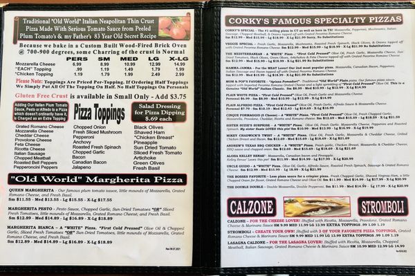 Corky's Brick Oven Pizzeria by null