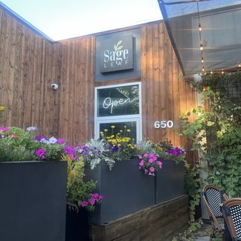 Sage Leaf - The entrance of this restaurant taken from their absolutely beautiful outdoor patio. - American Near Me - Reno, Nevada Sage Leaf - The entrance of this restaurant taken from their absolutely beautiful outdoor patio. - American Near Me - Reno, Nevada