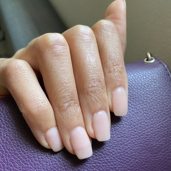 Noire Spa - You can barely see where in broke on my nail bed and the color is beautiful! - Eyelash Service Near Me - Riverside, California