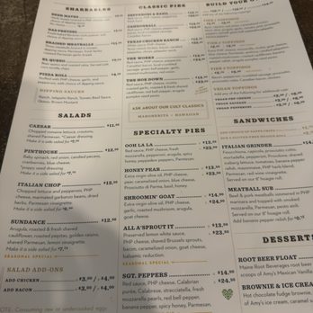 Pinthouse Pizza - Menu - Pizza Near Me - Austin, Texas