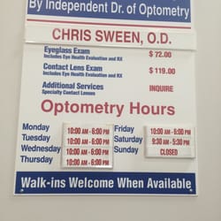Sween Optometry - Independent Optometrist - Chris Sween, O.D.
