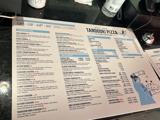 Menu photo 2 Tandoori Pizza Sacramento, CA Menu photo 2 Tandoori Pizza Sacramento, CA
