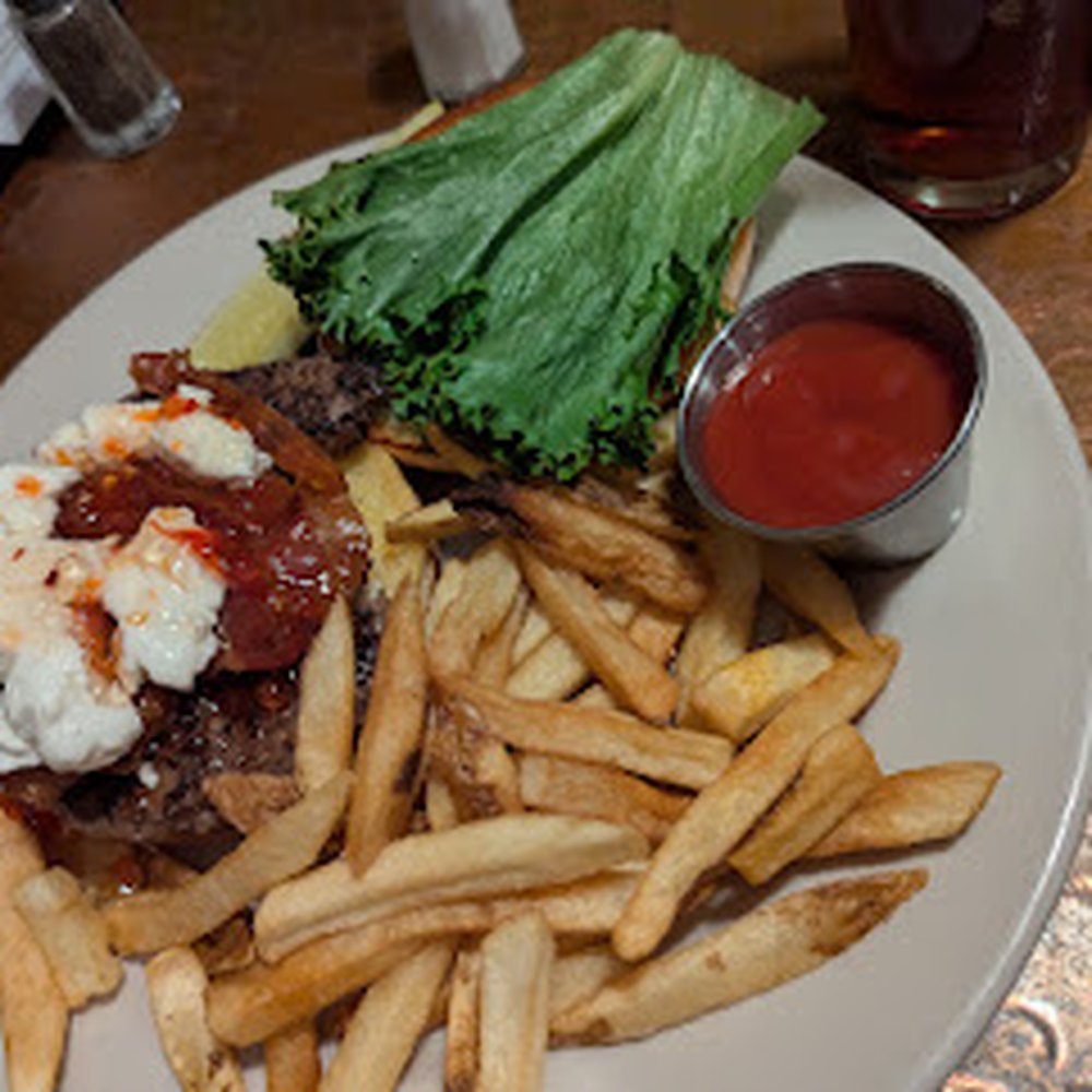 2520 Tavern - Peppery goat burger - New American Near Me - Clemmons, North Carolina