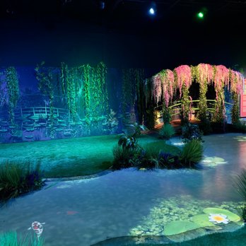 Monet The Immersive Experience Atlanta - Replica of Monet's gardens. - Art Tours Near Me - Doraville, Georgia
