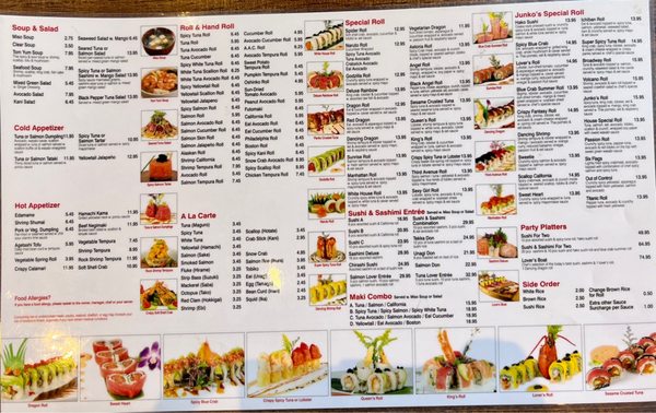 Menu photo 1 Junko Sushi Astoria, NY