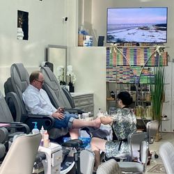 Angels Care Salon - A real man also gets a Pedi!!
