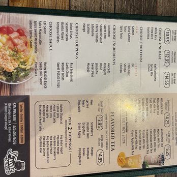 Exotic Sweets - Menu - Bubble Tea Near Me - Baton Rouge, Louisiana