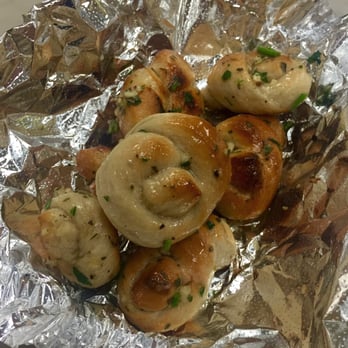 Graziella Pizza  - Garlicky Garlic Knots! - Pizza Near Me - Flushing, New York