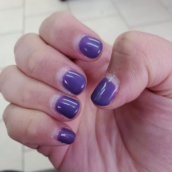 Soho Nails Spa - Cary - 3 week old gel nails! They definitely last. - Nail Salons Near Me - Cary, North Carolina