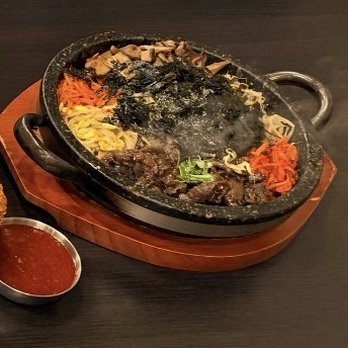 Dawa Kitchen - Mixed rice with bulgogi- EXCELLENT! - Korean Near Me - Los Alamitos, California