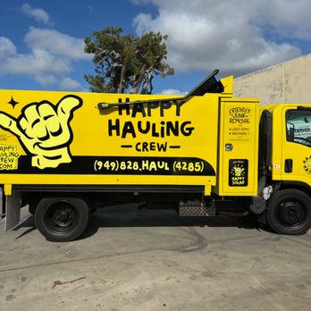 Happy Hauling Crew - Our Truck - Junk Removal & Hauling Near Me Happy Hauling Crew - Our Truck - Junk Removal & Hauling Near Me