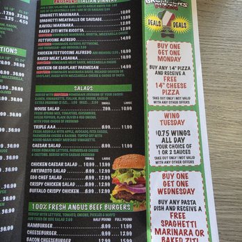 Brother's Pizza - Menu 3 - Pizza Near Me - Las Vegas, Nevada Brother's Pizza - Menu 3 - Pizza Near Me - Las Vegas, Nevada