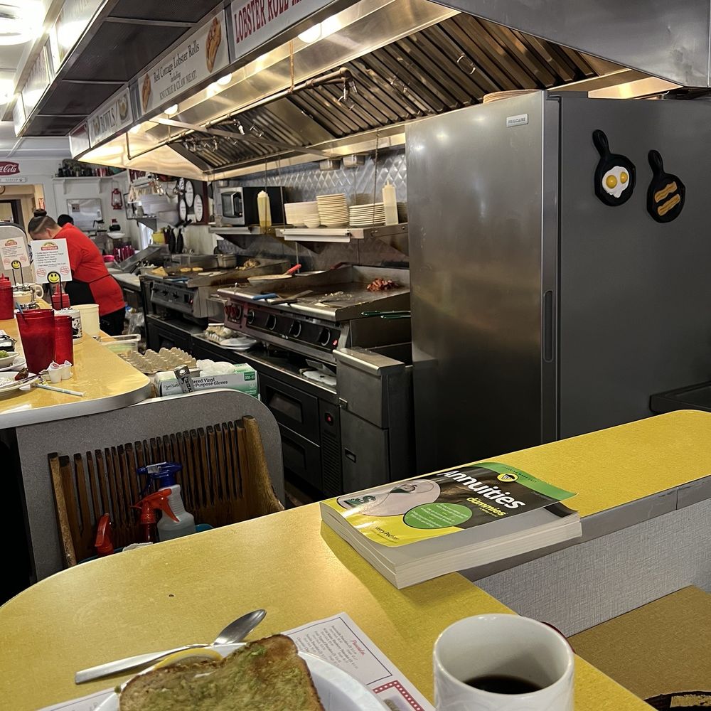 Red Cottage Restaurant - The view into the open kitchen - Breakfast & Brunch Near Me - South Dennis, Massachusetts