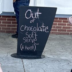 Fantasy Delight - So .... How does a place that sells ice cream run out of ice cream?!?!
