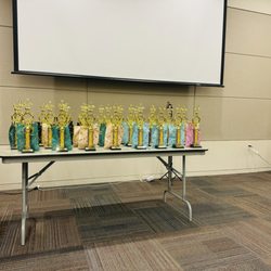 Triyarn Piano Studios - Temecula - trophies, certificates and goody bags for the students